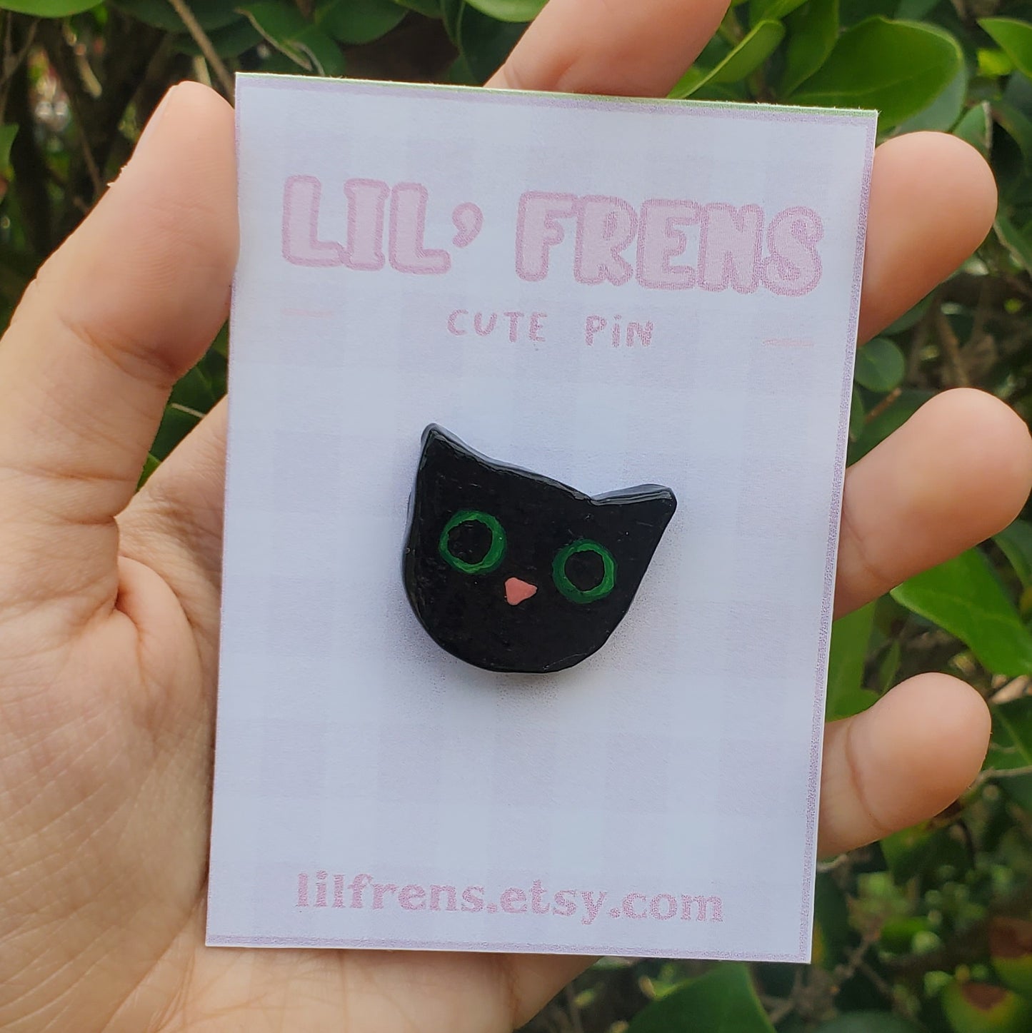 Black Cat Pin