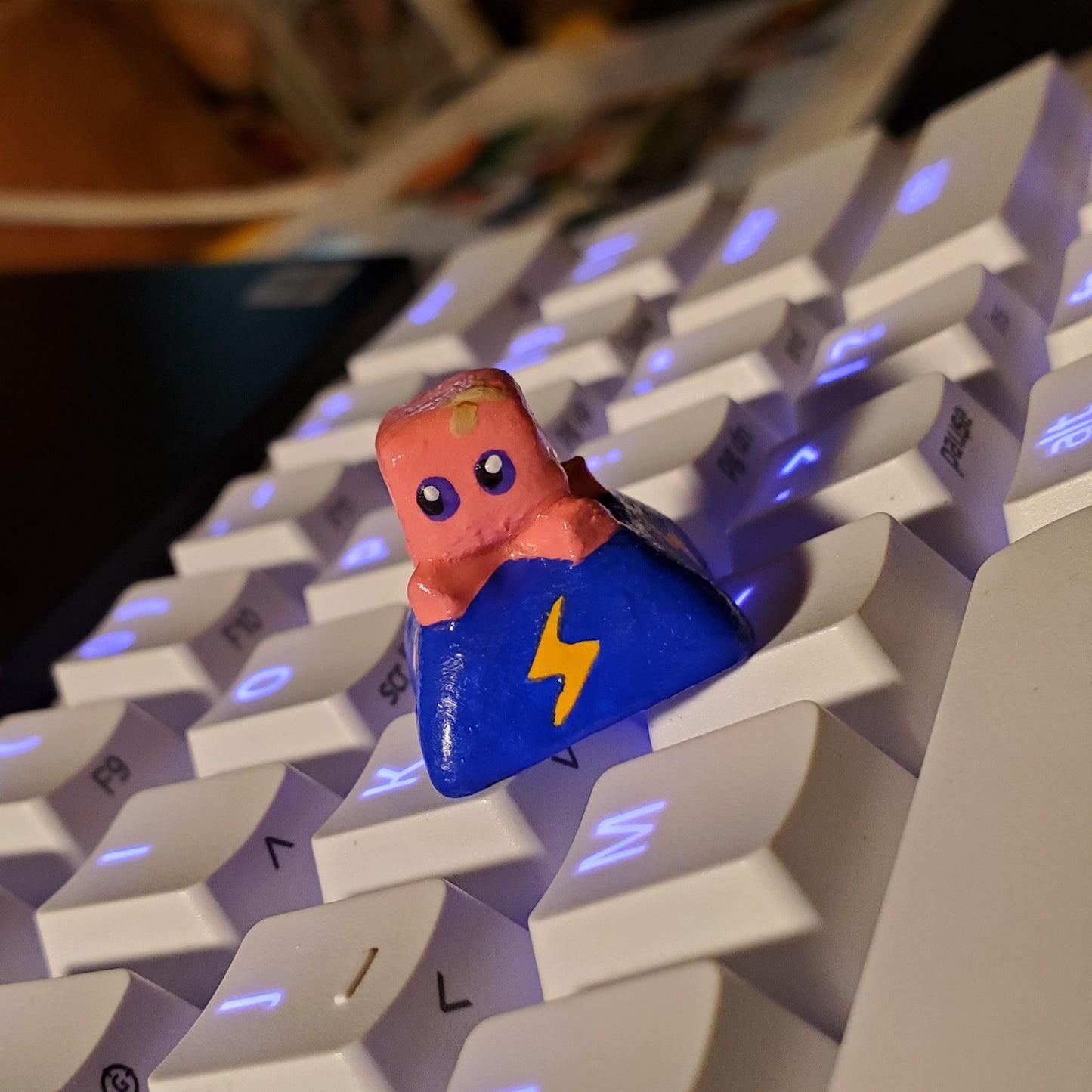 Electric Octopus Keycap - Made to Order