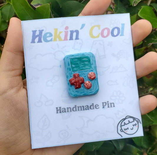 Van Gogh Style Game Boy Pin