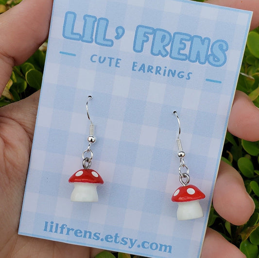 Mushroom Earrings